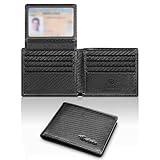 Travelambo 100% Genuine Leather Wallet for Men with Gift Box - Handmade Bifold Stylish - Rfid Wallet for Men with 2 ID Windows