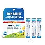 Boiron Arnica Montana 30C Homeopathic Medicine for Relief from Muscle Pain, Muscle Stiffness, Swelling from Injury, and Discoloration from Bruises - 3 Count (240 Pellets)