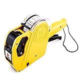 Super Z Outlet 8 Digits Price Numerical Tag Gun Label Maker MX5500 EOS with Sticker Labels & Ink Refill for Office, Retail Shop, Grocery Store, Organization Marking