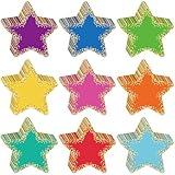 Seajan 108 Pcs Confetti Star Cutouts for Classroom 3.5 Inch Small Bulletin Board Paper Star Decor Assorted Colors Accent for DIY Craft Office School Projects Party Supplies