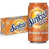 Sunkist Orange Soda, 12 Fl Oz (Pack of 12)
