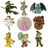 The Wizard of Oz Mystery Enamel Pin Blind Box Series, Dorothy, Toto, Scarecrow, Tin Man, Cowardly Lion, Wicked Witch, Flying Monkey, Glinda, or a Munchkin