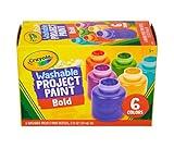 Crayola Washable Kids Paint (6ct), Essential Preschool Supplies, Paint Set for Kids, Must Have Arts & Crafts Supplies, Nontoxic, Preschool Learning Activities for Toddlers