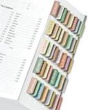 Bible Tabs for Women & Men, Laminated Bible Tabs for Study Bible, Large Print Neutral Bible Tabs for Easy Navigation, Boho Theme, Bible Index Tabs