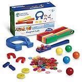 Learning Resources Super Magnet Lab Kit - 119 Pieces, Ages 5+, STEM ,Toys for Kindergartner, Science Learning Activities for Kids,Back to School Supplies,Teacher Supplies