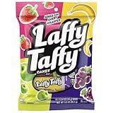 Laffy Taffy Assorted, Mini Bars, Stand Up Bag, Chewy Candy in a Variety of Fruity Flavors, 3.5 oz
