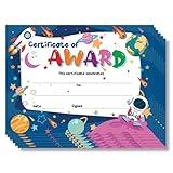Lesnala 50 PCS Printable Certificate of Award for Children Teachers Students Parents and Kids Suitable for End of Semester Back to School Home Study Supplies 8.3 X 11 Inches