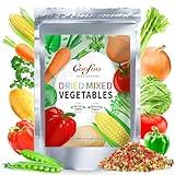 Ramen Toppings for Ramen Noodles, Dehydrated Vegetables Soup, 12 Kinds of Natural Veggies，Dried Vegetable Flakes Blend, Add to Noodles Rice Soup, Gluten Free, Ideal for Gift, 17.6 oz