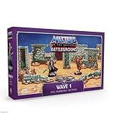 Archon Studio Masters of The Universe Battleground Expansion Set Wave 1 Evil Warriors Faction - Includes Scareglow and Beast Man Miniatures, Terrain Pieces, Rules and More - for Ages 14+