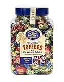 Walkers' Nonsuch Assorted Toffees & Chocolate Éclairs | Contains English Creamy, Milk & Dark Chocolate Covered, Banana Split & Milk Toffees | Traditional British Candy | 44.09 Oz (1.25kg)