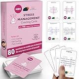 MBM 80 Stress Coaching Cards – Mindfulness Flash Cards & Stress Reduction Techniques for The Workplace | Emotional Intelligence Tools & Coach Gifts for Leaders and Teams