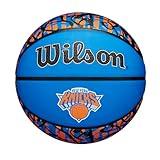 WILSON NBA Team Graffiti Basketball - New York Knicks, Size 7-29.5"