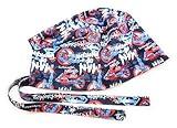 Scrub Hat Superheroes SciFi Movies TV Shows Science Fiction Fun Cotton Fabric Cap Do-Rag Multi Color