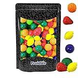 Fruidles Seedlings Bubble Gum Balls, Original Fruit Shaped Candy Buffet Treats, Sprinkles on the Inside, Kosher Certified Parve (Half-Pound)