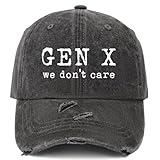 Vintage Gen X Hat for Men Cool Washed Distressed Baseball Cap Next Day Delivery