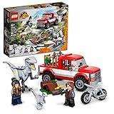 LEGO Jurassic World Blue and Beta Velociraptor Capture - Features a Toy Truck, 2 Indoraptor Dinosaur Toys & 2 Action Minifigures, Set Inspired by The Movie, Gift for Kids Ages 6 and Up, 76946