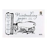 Richeson Printmaking Paper, 88# 12x18 inches, 50 Sheets (100759)