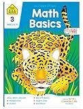 School Zone Math Basics 3 Workbook: 64 Pages, 3rd Grade, Multiplication, Division, Word Problems, Place Value, Fractions, Ages 8-9 (I Know It! Book Series)