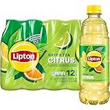 Lipton Green Tea Citrus, 16.9 Fl Oz Bottles (Pack of 12)