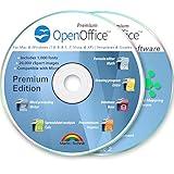 Office Suite 2019 Professional for MS Windows PC & Mac Home Student Business Software Compatible with Microsoft Word Excel Disk 2 DVD Set by OpenOffice