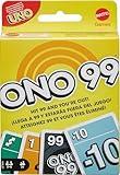 Mattel Games ONO 99 Card Game from The Makers of UNO for Kids, Adults & Families, Add Numbers & Don't Go Over 99