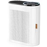 AROEVE Air Purifiers for Home Large Room Up to 1095 Sq.Ft Coverage with Air Quality Sensors Impressive Filter Layer with Auto Function for Home, Bedroom, MK04- White(Available for California)