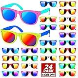 OLIKER Kids Sunglasses Bulk,16Pack Kids Sunglasses with UV400 Protection,Party Favors for Boys Girls Age 3-8