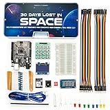 Adventure Kit: 30 Days Lost in Space | Premium STEM Coding Course for Adults & Teens | Robotics & Engineering Projects with Expert Teachers | Arduino IDE Compatible Kit