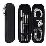 iDream365 Small Pencil Case Holder for Pencils,Hard Pen Case for Executive Fountain Pens,Ballpoint Pens-Black
