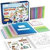 D-FantiX My Storybook Art Kit, Creative Writing & Drawing Activity Set for Boys & Girls, Hardcover Comic Book Making Kit with Stickers, DIY Arts and Crafts Supplies Gifts for Kids Ages 5, 6, 7, 8-12