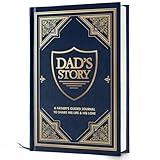 Gifts for Dad from Daughter, Son - Personalized Father's Day Gifts for dad, Men, Husband - Dads Birthday Gift Ideas, Birthday gifts for dads - Dad Story Book to Fill Out, Dad Guided Journal Life Story
