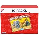 BARNUM'S Original Animal Crackers, Kids Snacks, 10 Snack Packs