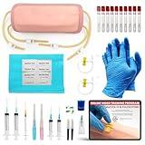 Phlebotomy Practice Kit and IV Practice Kit for Nurses and Other Medical Professionals - Practice and Perfect Venipuncture Skills Before Working On Real People.