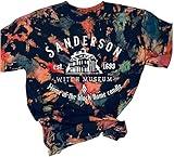 Sanderson Sisters Halloween Shirt Women Sanderson Bed and Breakfast Tee Hocus Pocus Funny Tshirt Fall Casual Shirts（XX-Large,Tie Dye1