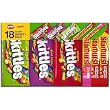 SKITTLES & STARBURST Assorted Candy Variety Pack, Holiday Gifts, Party Candy, 37.05 oz (18 Count) Bulk Box