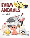 farm Animals Coloring Book: farm animals books for kids & toddlers | Boys & Girls | activity books for preschooler | kids ages 1-3 2-4 3-5 (Easy & Educational Coloring Book)
