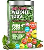 Bioteque Lab Weight Loss Diet Capsules, Natural Appetite Suppressant, Day & Night Fat Burner for Women & Men with Apple Cider, Green Coffee Bean Extract, Metabolism Booster Supplement - 60 Pills