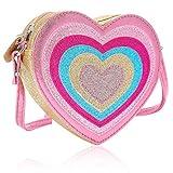 PinkSheep Toddler Purse for Girls Gifts Heart Purse Kids Shoulder Bag Crossbody Wallet 3-6Year Little Girl Fashion