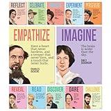 S&O Authors Literature Posters for English Classroom Decor - Inspire with English flyers for High and Middle classrooms - Literature motivated billboard for Library Decor, Reading Corner - 12 PCS