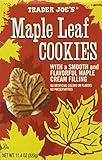 Trader Joe's Maple Leaf Cookies, Net WT. 11.4oz(323g)