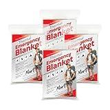 Mart Cobra Emergency Blanket 4-Pack Space Mylar Blankets Survival Gear and Supplies Reusable Thermal Camping Essentials First Aid Car Emergency Kit Prepper Bug Out Bag Foil Warm Cat Cold Snow Winter