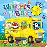 Wheels on the Bus Song Book – 1-Button Musical Board Book for Toddlers & Infants | Sing-Along Sound Book with Adorable Animal Friends | Ages 1 and Up