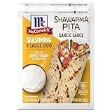 McCormick Shawarma Pita Seasoning with Garlic Sauce Mix, 1.37 oz