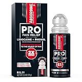 ABSORBINE JR. PRO Maximum-Strength Lidocaine Roll-On - Fast-Acting Nerve, Joint, & Muscle Pain Relief - No-Mess, Non-Greasy Formula - 4% Lidocaine with Phenol - 2.5 oz