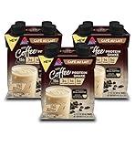 Atkins Café au Lait Iced Coffee Flavored Protein Shake, High Protein Shake, Low Sugar, Low Carb and Low Sugar, Keto Friendly, Gluten Free, 12 Count