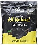 Panda Licorice Soft Chews Black, 7 Oz