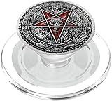 Pentagram Satanism Devil Seal AntiChrist Goth Emo Gift PopSockets PopGrip: Swappable Grip for Phones & Tablets PopSockets PopGrip for MagSafe