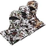 SATINIOR 3 Piece Balaclava Face Cover Sun Protection Neck Cover Summer Balaclava for Men Women Outdoor Sports UV Protector (Camouflage Color)