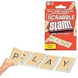 Winning Moves Scrabble Slam The Original 2000's Mega Hit Scrabble Card Game Games USA, Fast-Paced Card Game Version of Scrabble, for 2 to 4 Players, Ages 8+, Red