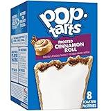 Pop-Tarts Toaster Pastries, Breakfast Foods, Kids Snacks, Frosted Cinnamon Roll, 13.5oz Box (8 Pop-Tarts)